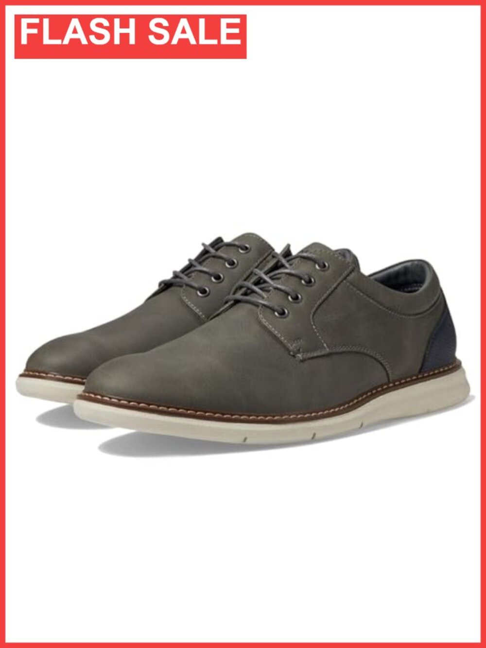 Nunn Bush Chase 2.0 Plain Toe Oxford Lace-Up Faux Leather